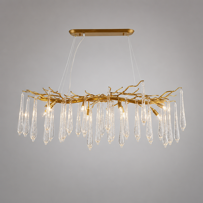 Modern Crystal LED Pendant Light
