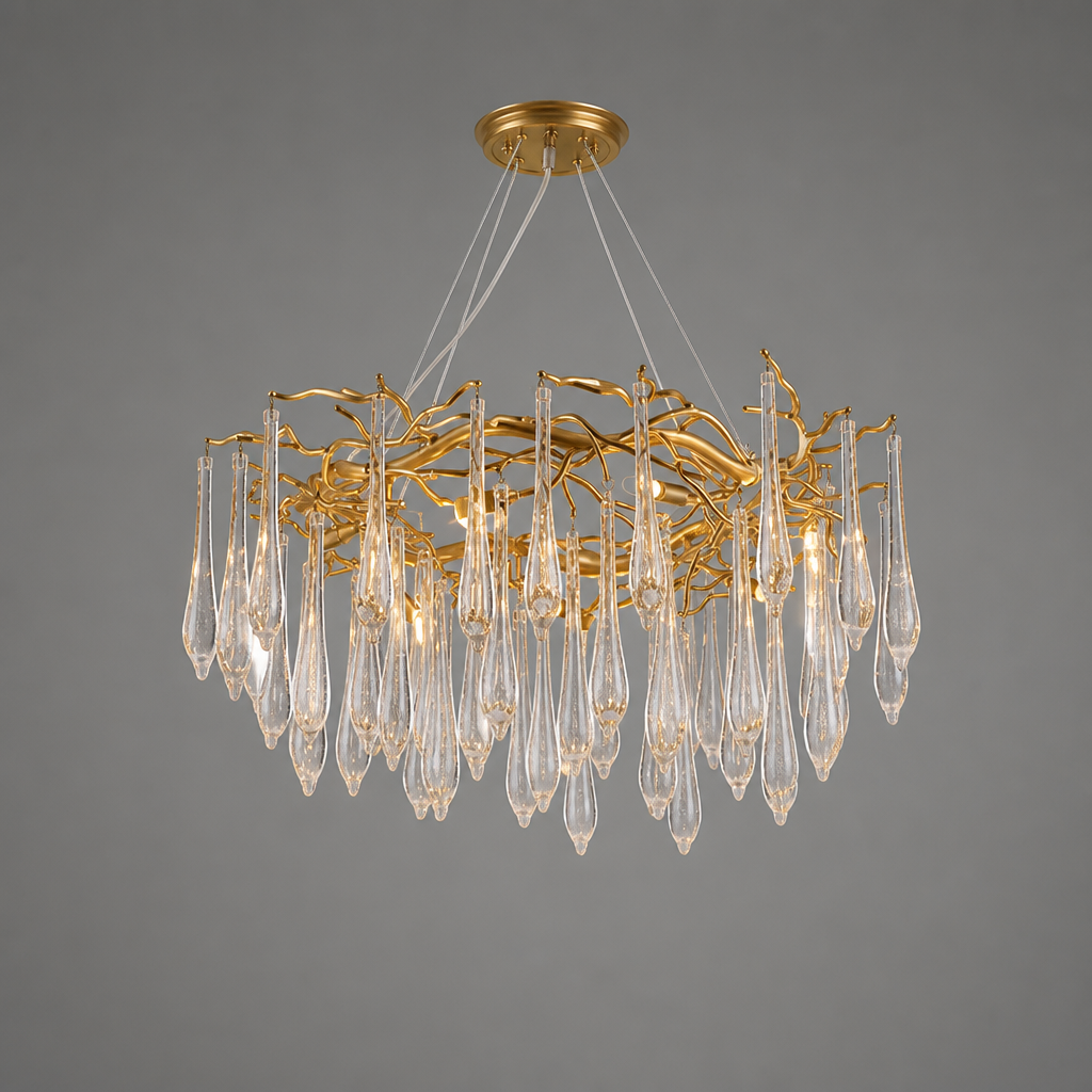 Modern Crystal LED Pendant Light