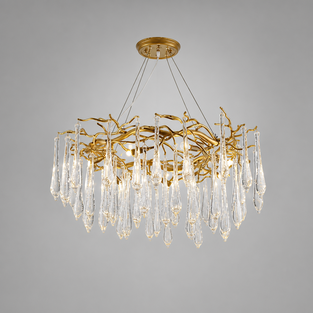 Modern Crystal LED Pendant Light