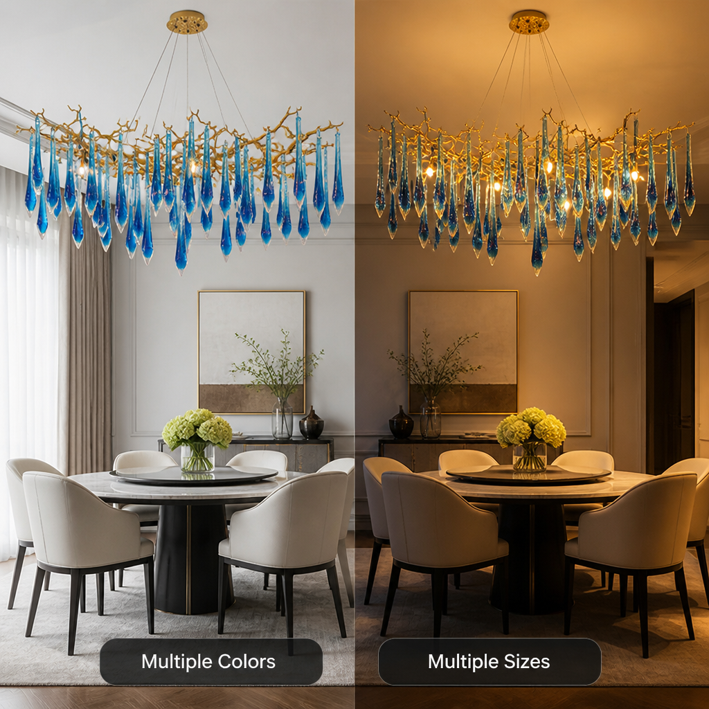 Modern Crystal LED Pendant Light