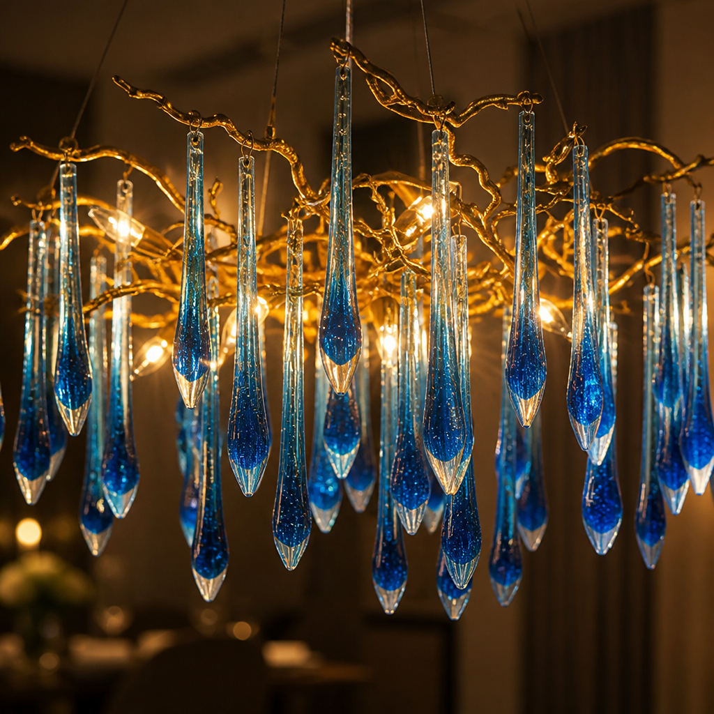 Modern Crystal LED Pendant Light