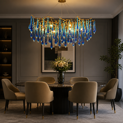 Modern Crystal LED Pendant Light