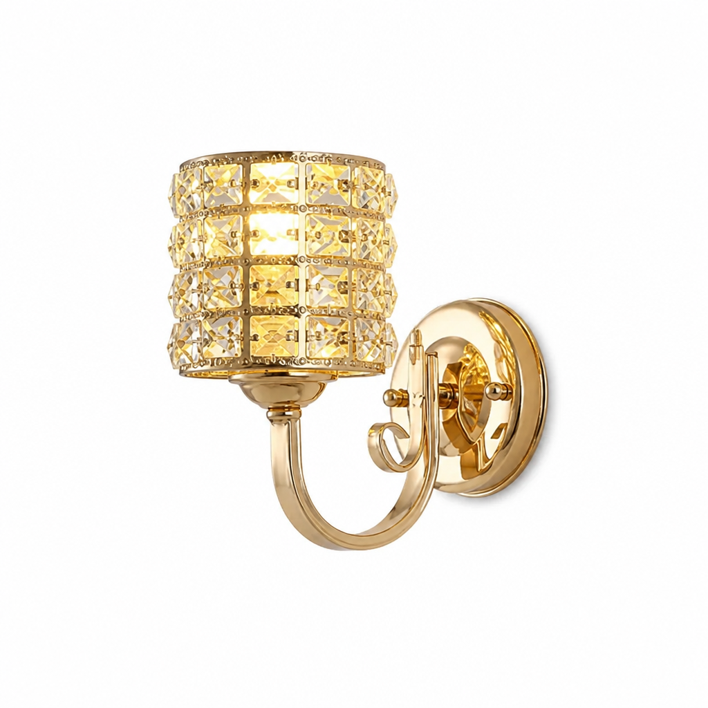 Modern Crystal LED Wall Sconce