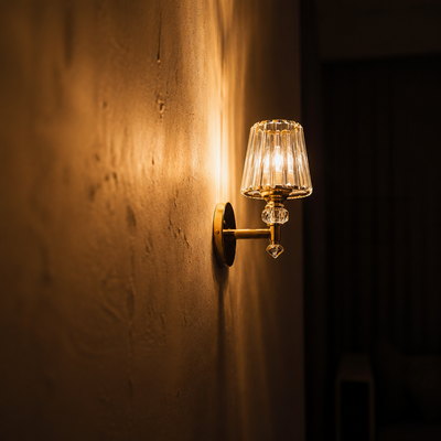 Modern Crystal LED Wall Sconce