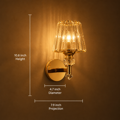 Modern Crystal LED Wall Sconce