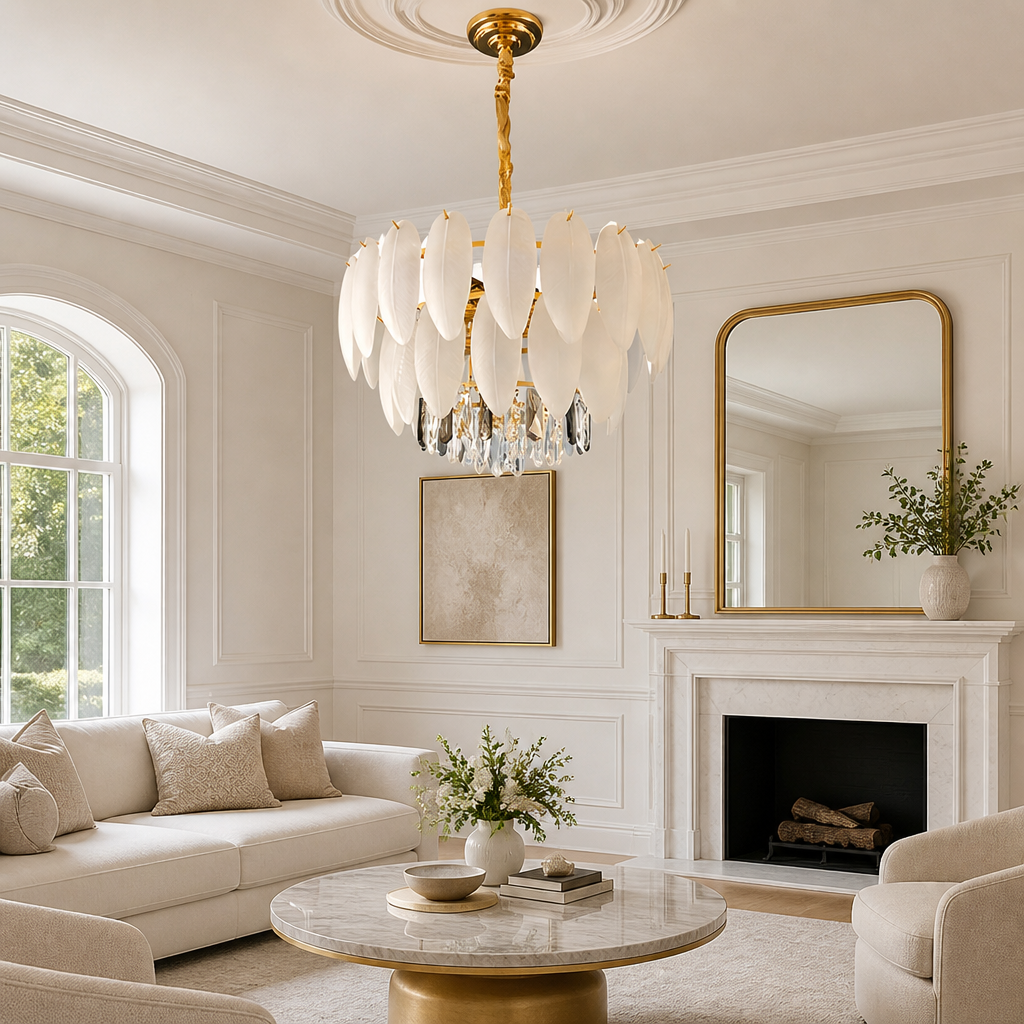 Modern Crystal Round Chandelier