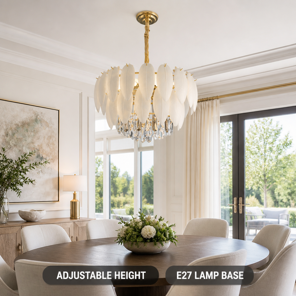 Modern Crystal Round Chandelier
