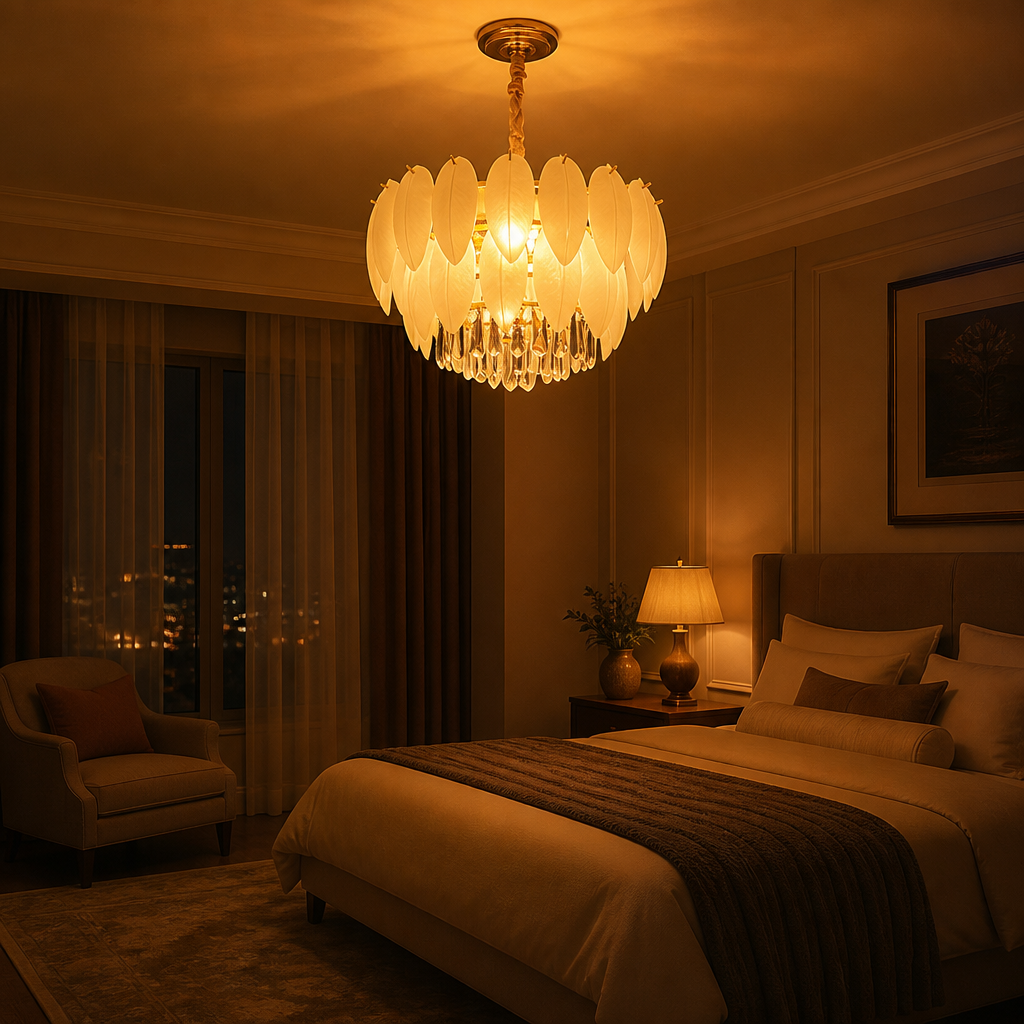 Modern Crystal Round Chandelier
