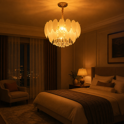 Modern Crystal Round Chandelier