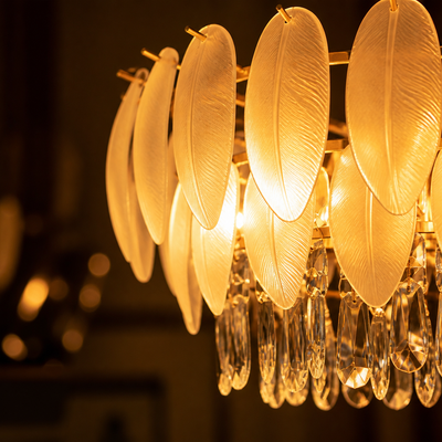 Modern Crystal Round Chandelier