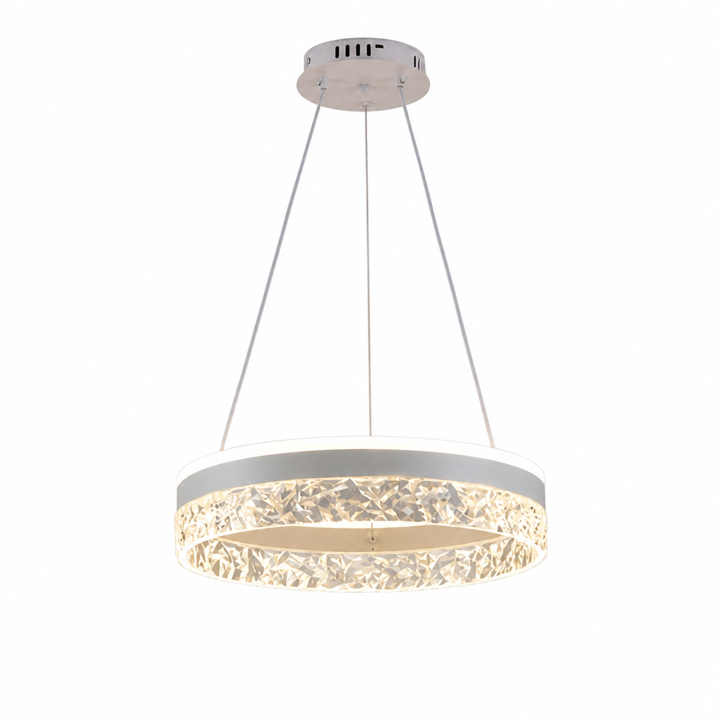 Modern Glass Ice-Crack Ceiling Light