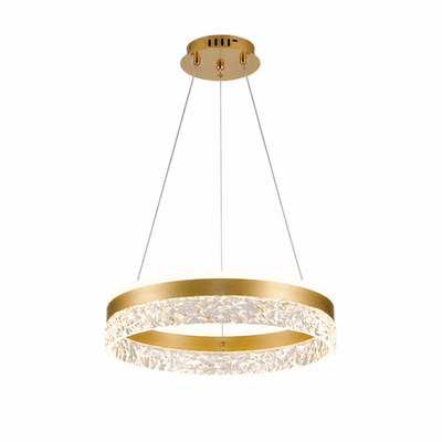 Modern Glass Ice-Crack Ceiling Light