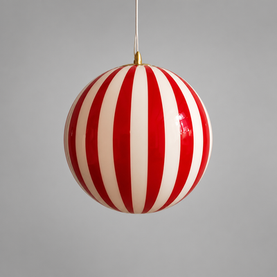 Modern Glass LED Lollipop Ball Pendant Light