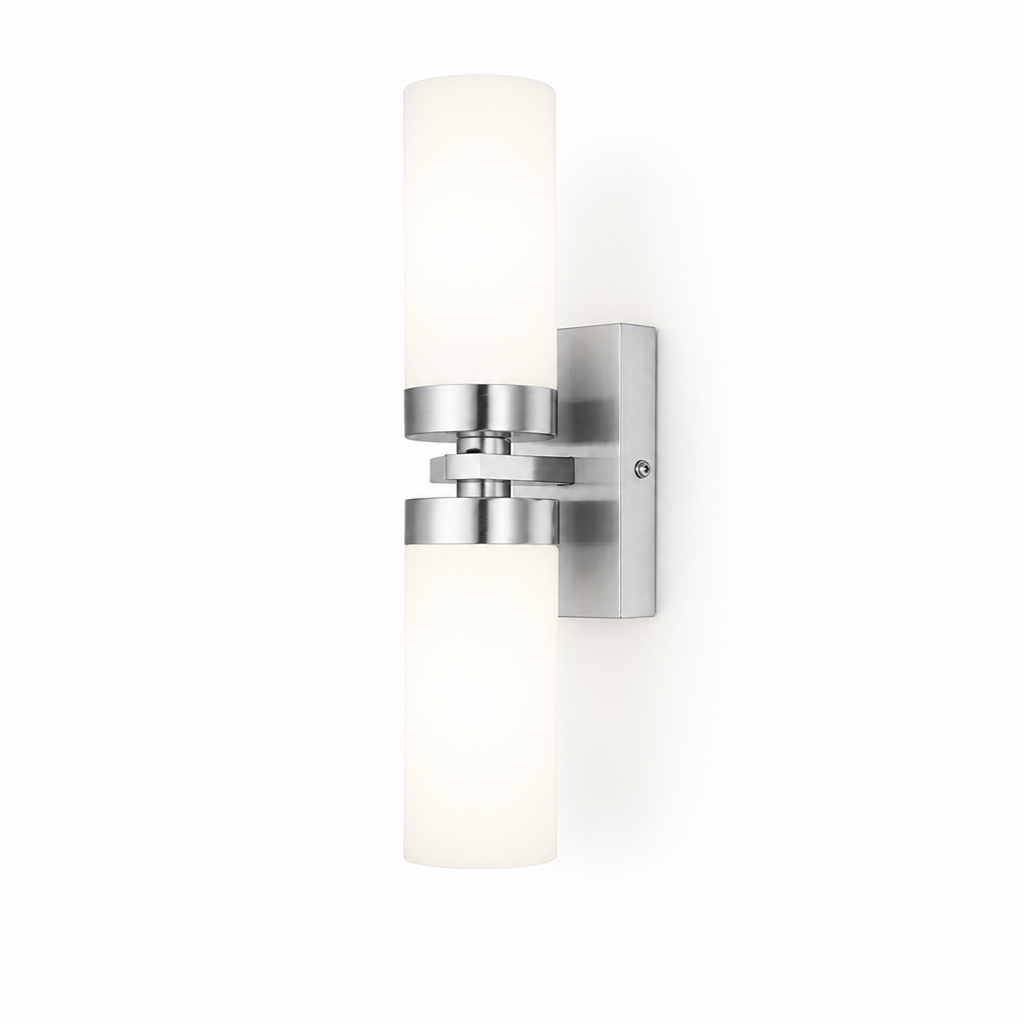 Modern Glass LED Up-Down Wall Sconce