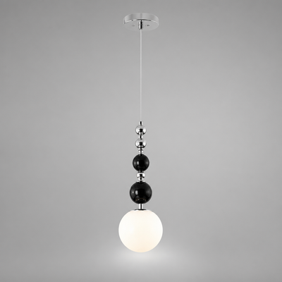 Modern Glass & Metal LED Pendant Light