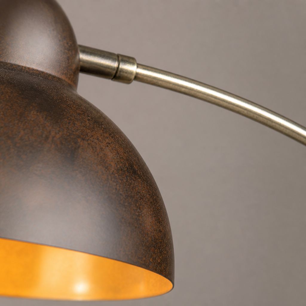 Modern Gold Arc Floor Lamp
