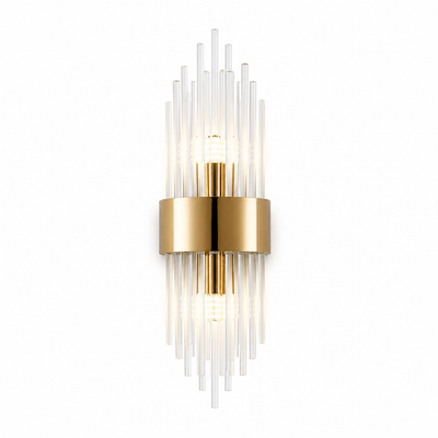 Modern Gold Crystal LED Wall Sconce
