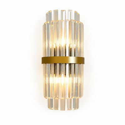 Modern Gold Crystal LED Wall Sconce