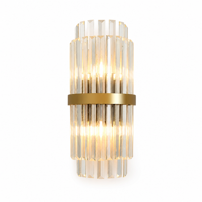 Modern Gold Crystal LED Wall Sconce