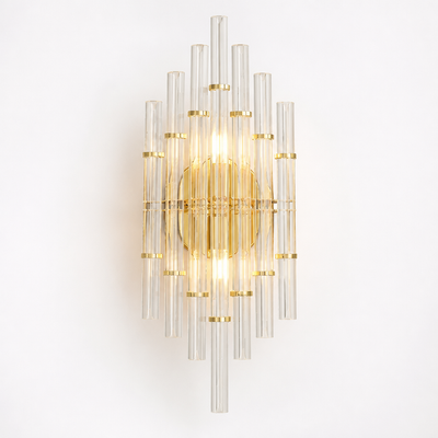 Modern Gold Crystal LED Wall Sconce