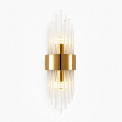 Modern Gold Crystal LED Wall Sconce