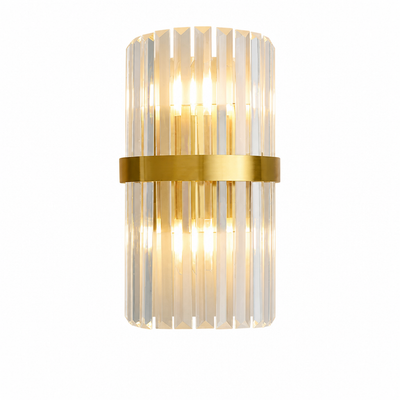 Modern Gold Crystal LED Wall Sconce