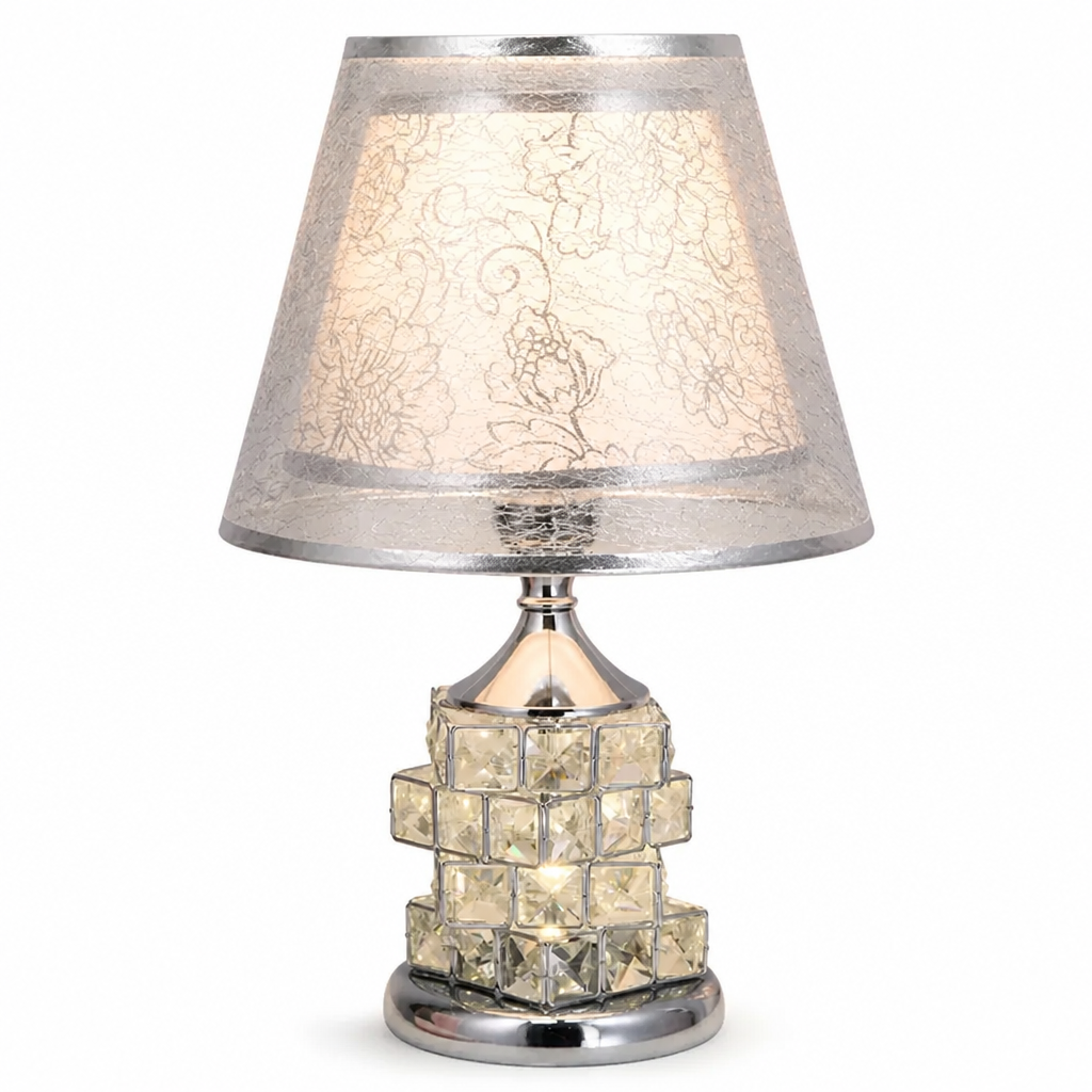 Modern Gold Crystal Table Lamp