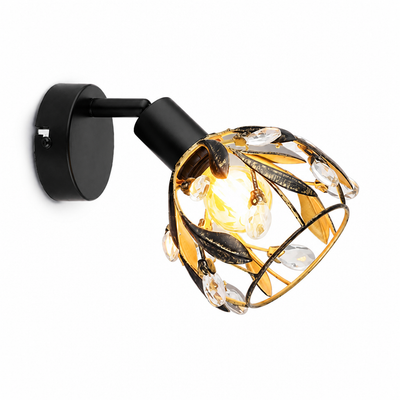Modern Gold Crystal Wall Sconce