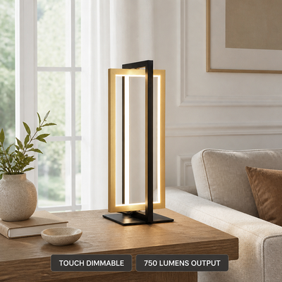 Modern Gold LED Adjustable Desk Lamp