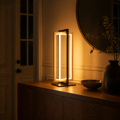 Modern Gold LED Adjustable Desk Lamp