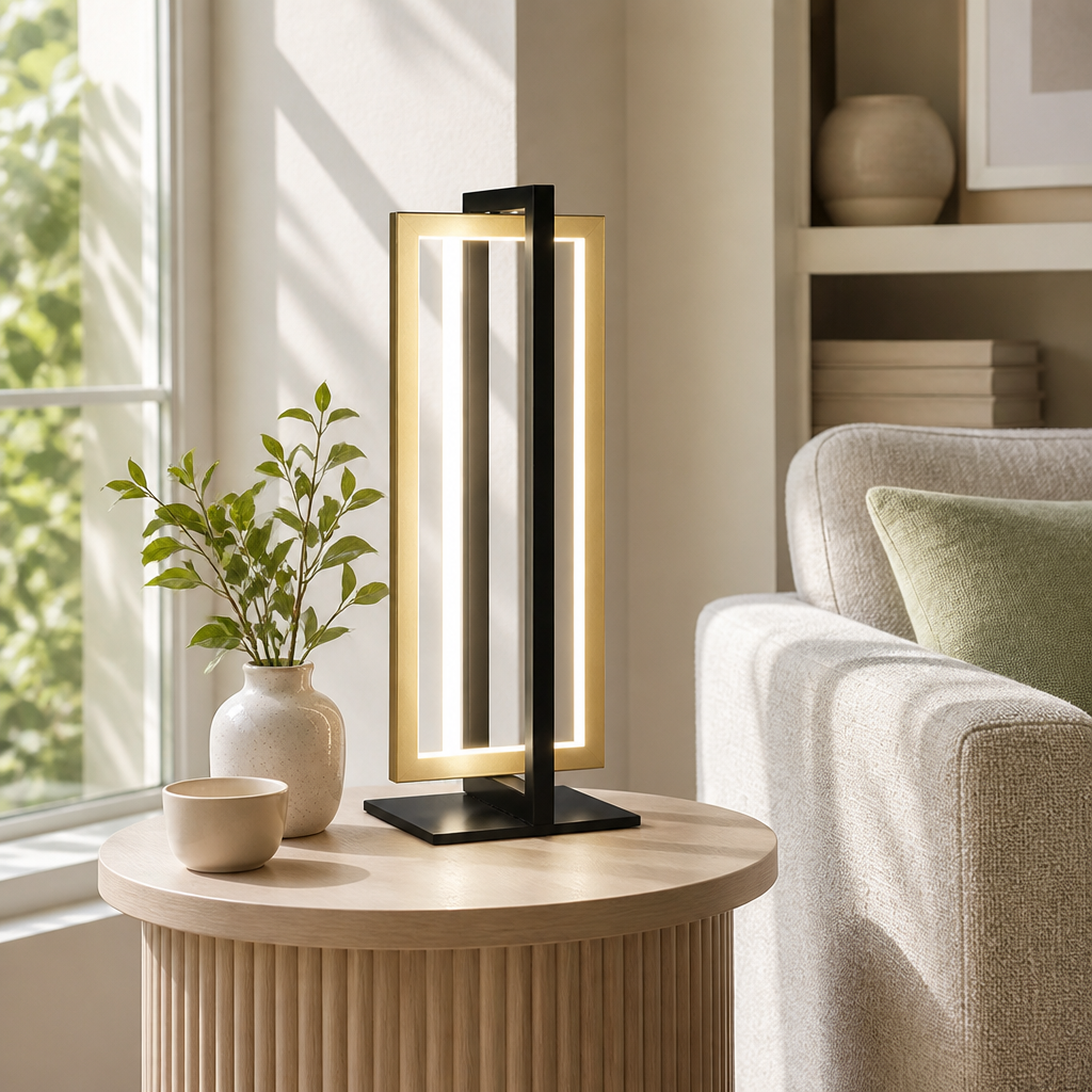 Modern Gold LED Adjustable Desk Lamp