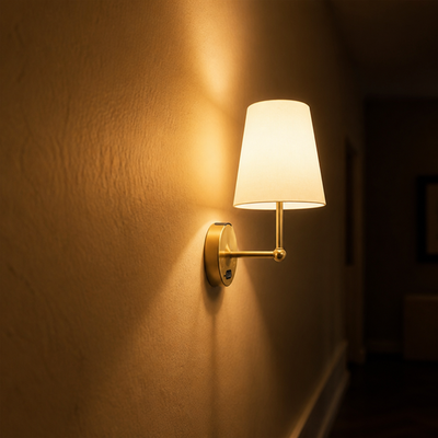 Modern Golden LED Touch Sensor Wall Sconce