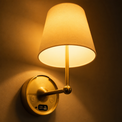 Modern Golden LED Touch Sensor Wall Sconce