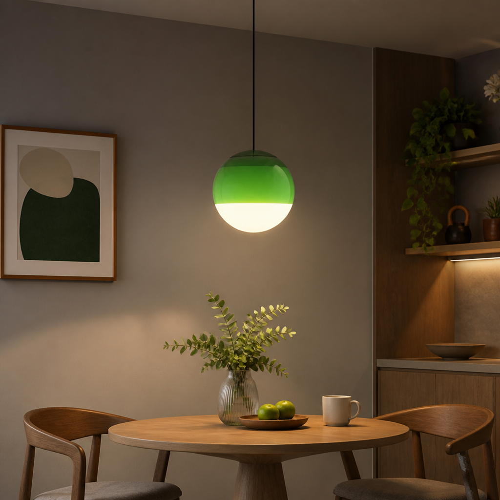Modern Gradient Glass LED Pendant Light