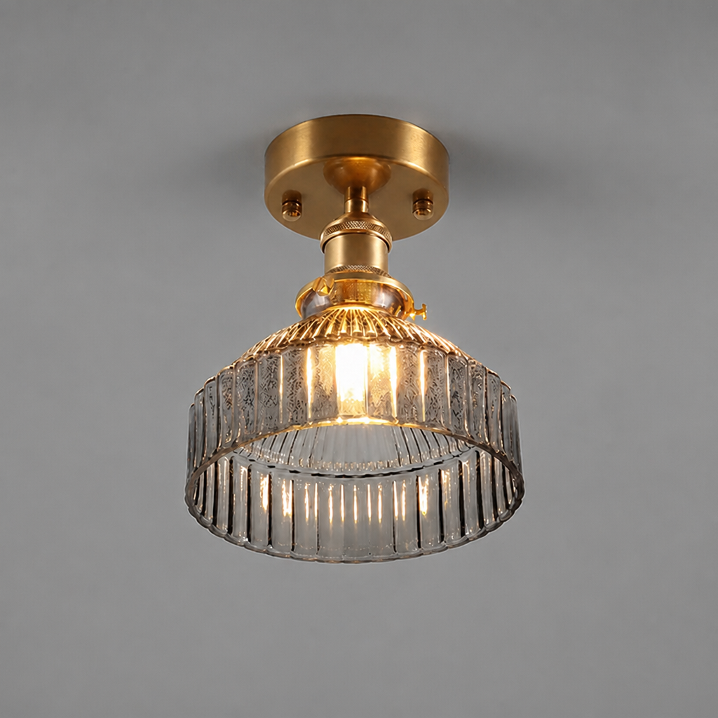 Modern Grey Glass Chandelier