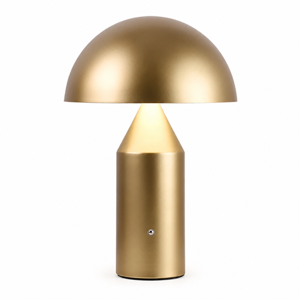 Modern Iron LED Mushroom Table Lamp