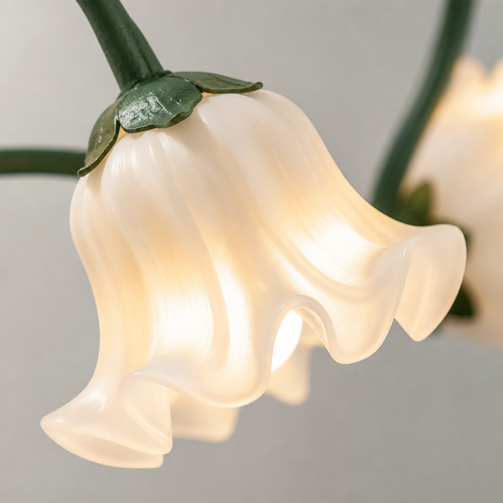 Modern Iron Rotating Flower Floor Lamp