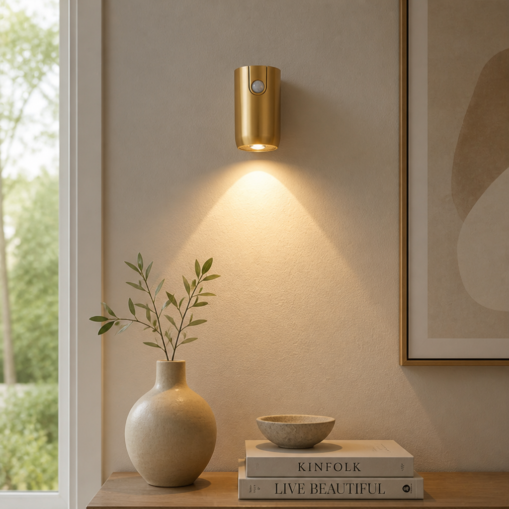 Modern LED Motion Sensor Wall Sconce