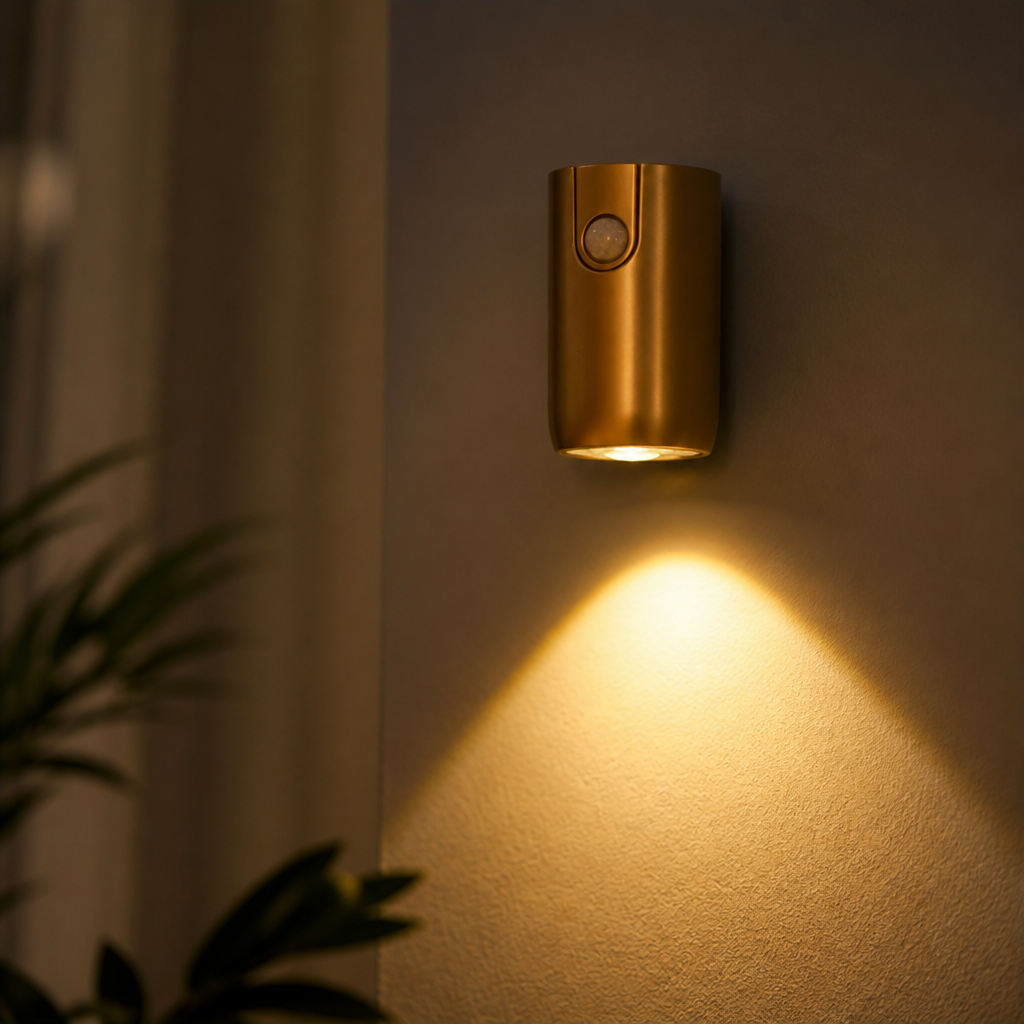 Modern LED Motion Sensor Wall Sconce