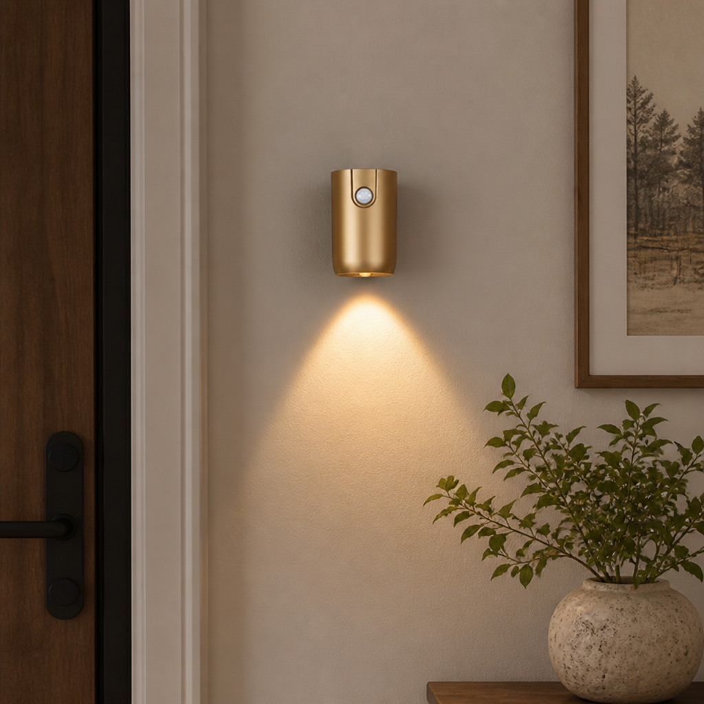 Modern LED Motion Sensor Wall Sconce
