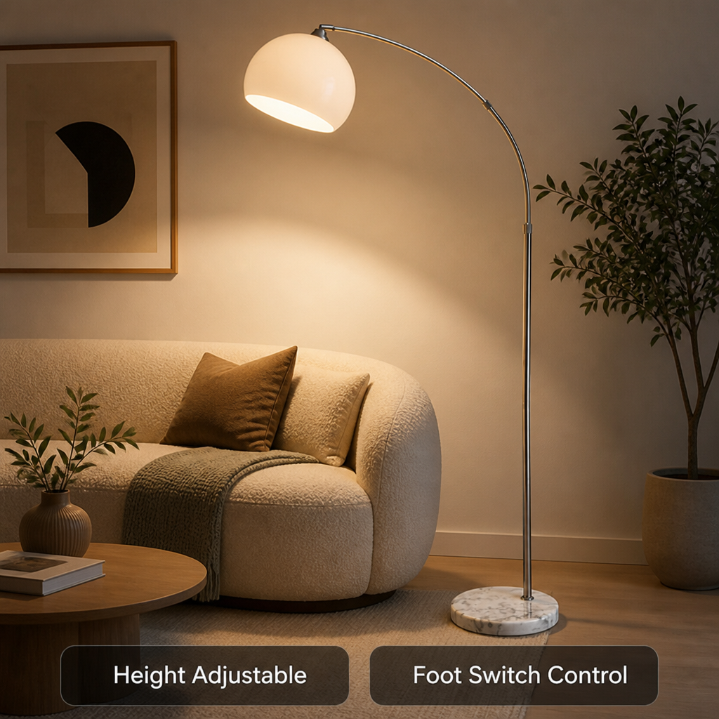 Modern Marble Arch Floor Lamp