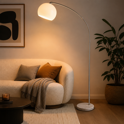 Modern Marble Arch Floor Lamp