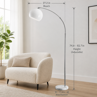 Modern Marble Arch Floor Lamp