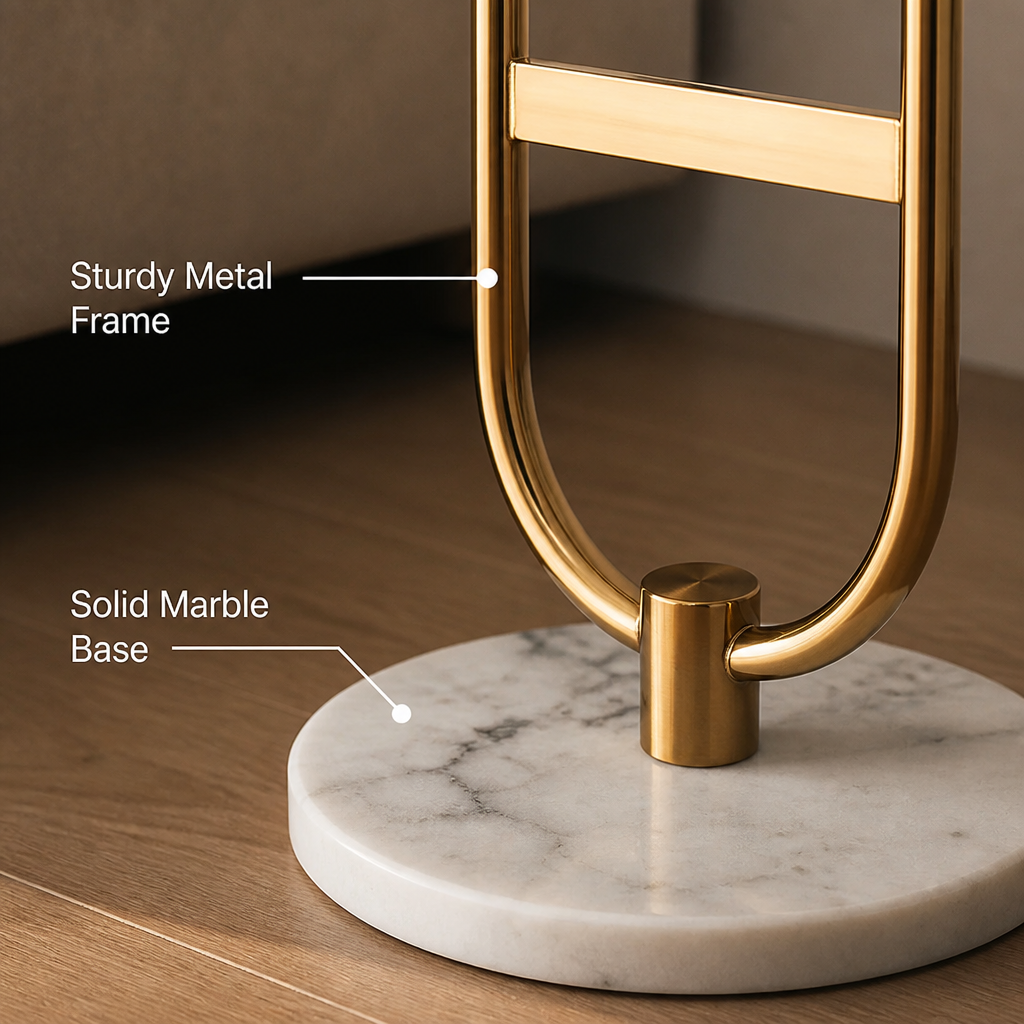 Modern Marble LED Round Table Floor Lamp