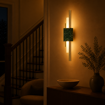 Modern Marble LED Strip Wall Sconce