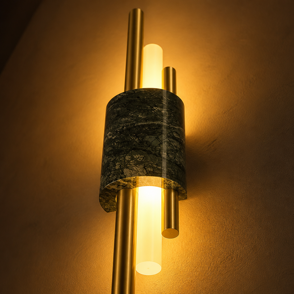 Modern Marble LED Strip Wall Sconce