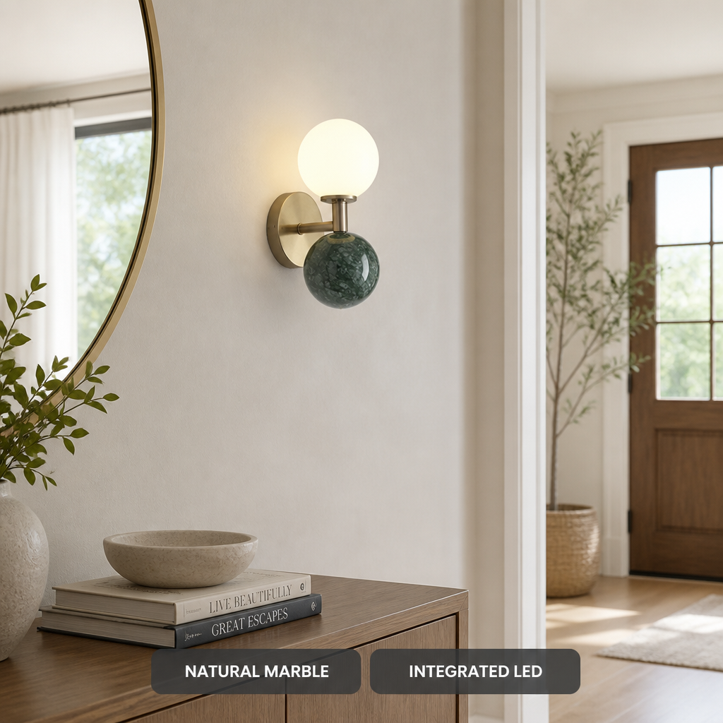 Modern Marble LED Wall Sconce
