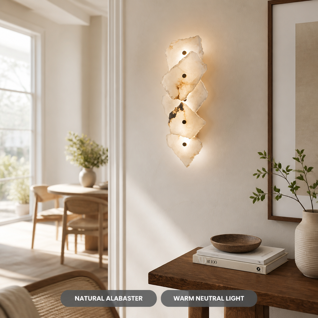 Modern Marble Wall Sconce