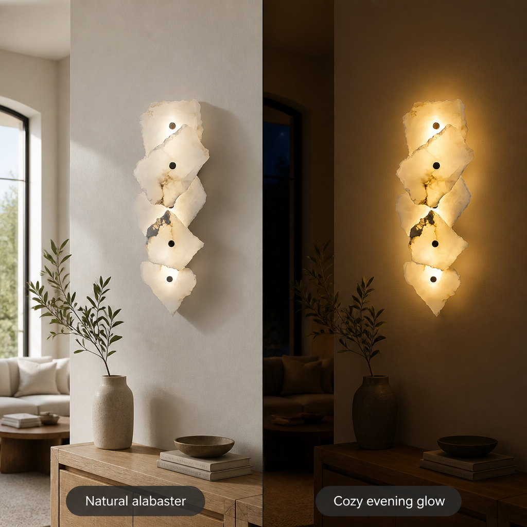 Modern Marble Wall Sconce