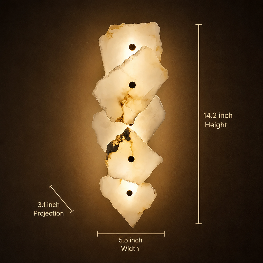 Modern Marble Wall Sconce